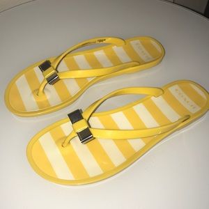 Yellow Coach Sandals